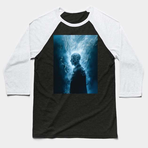 The Night King from game of thrones Baseball T-Shirt by Maverick Media